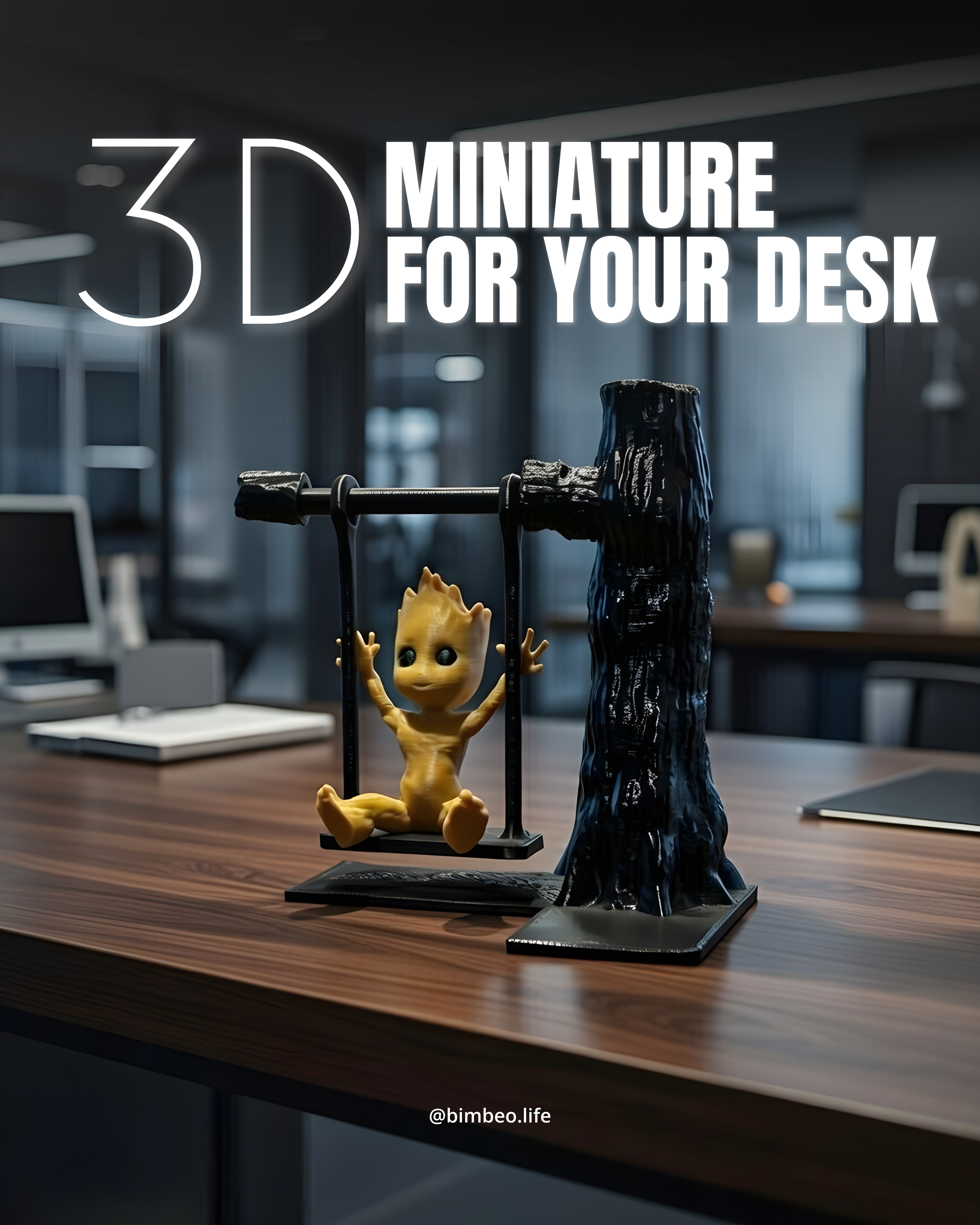 Groot - Quiet Desk Miniature